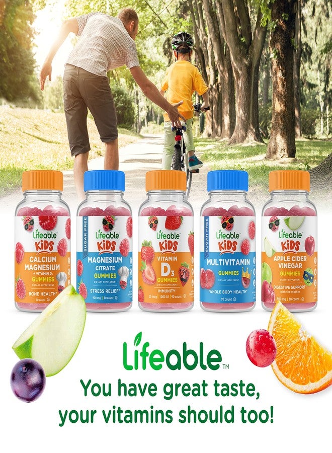 Lifeable Turmeric Curcumin and Ginger for Kids – with Black Pepper Extract – 2000mg – Great Tasting Natural Flavor Gummy Supplement – Gluten Free Vegetarian Chewable – 90 Gummies - Image 4